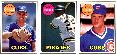 1990 BCM - Ryne Sandberg 1969 Topps 3-Card panel - Lot of (25) panels