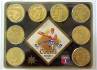 1992 Sport Stars Collector Coins - Complete Set #1 (8 coins,SEALED !)