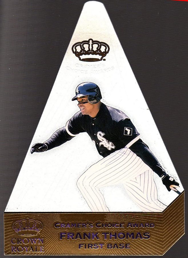 C: 1999 Crown Royale CRAMER's CHOICE JUMBO #4 FRANK THOMAS (White Sox) Baseball cards value