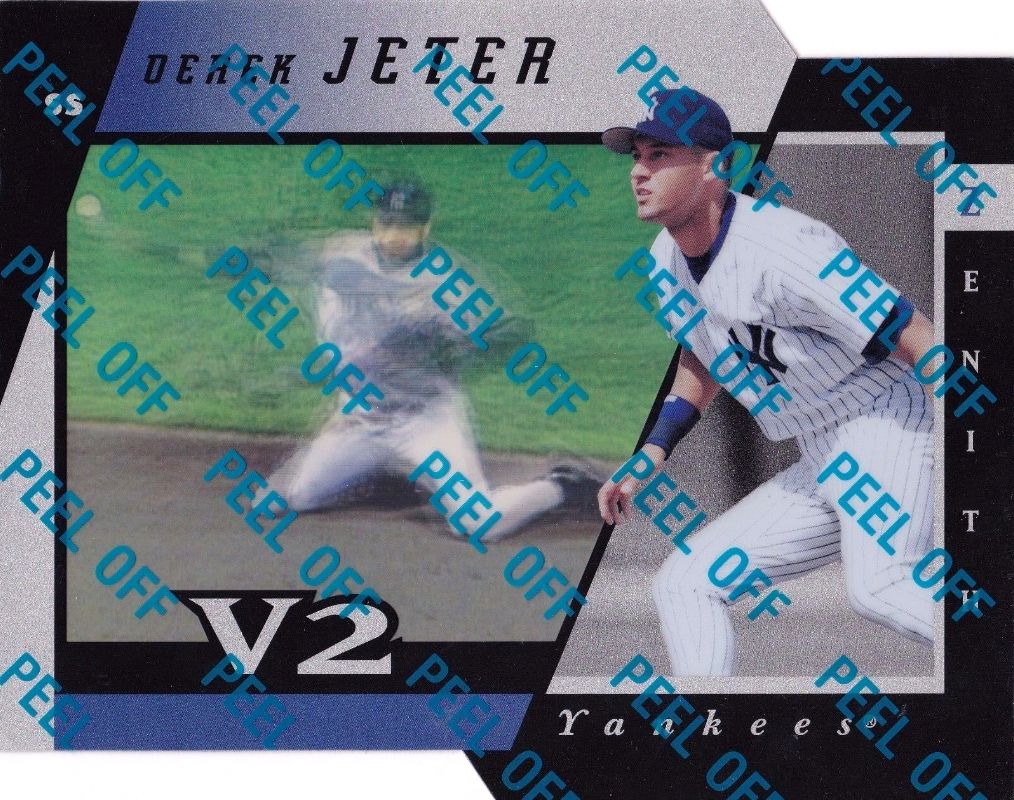 1997 Zenith V2 JUMBO #7 Derek Jeter (Yankees) Baseball cards value