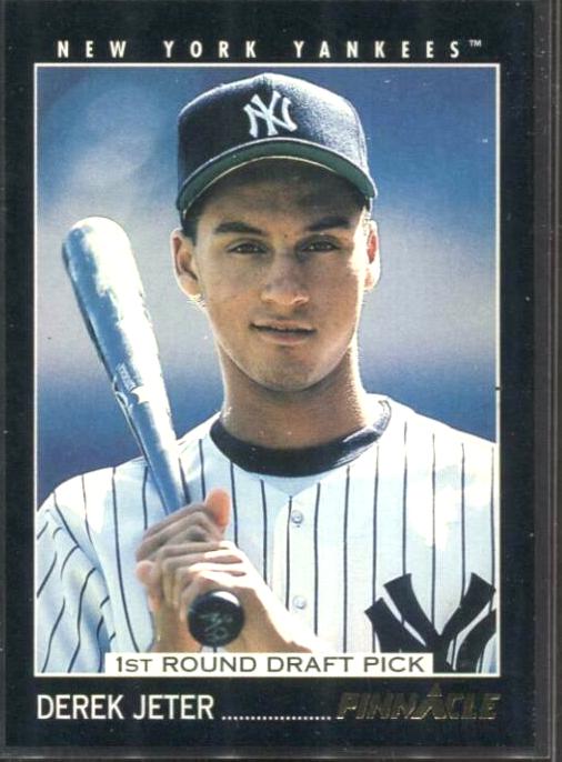 Derek Jeter - 1993 Pinnacle #457 ROOKIE (Yankees) Baseball cards value