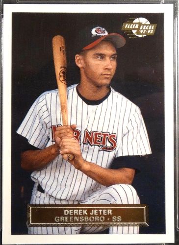 Derek Jeter - 1992-93 Fleer Excel #210 MINOR LEAGUE (Greensboro