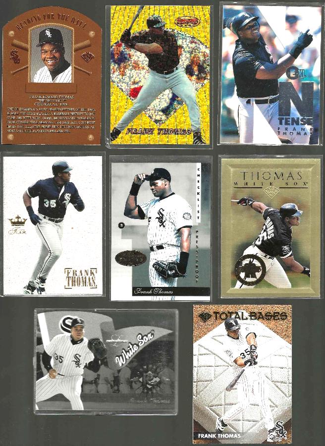 Frank Thomas - 1996 Leaf #150 GOLD PRESS PROOF Baseball cards value