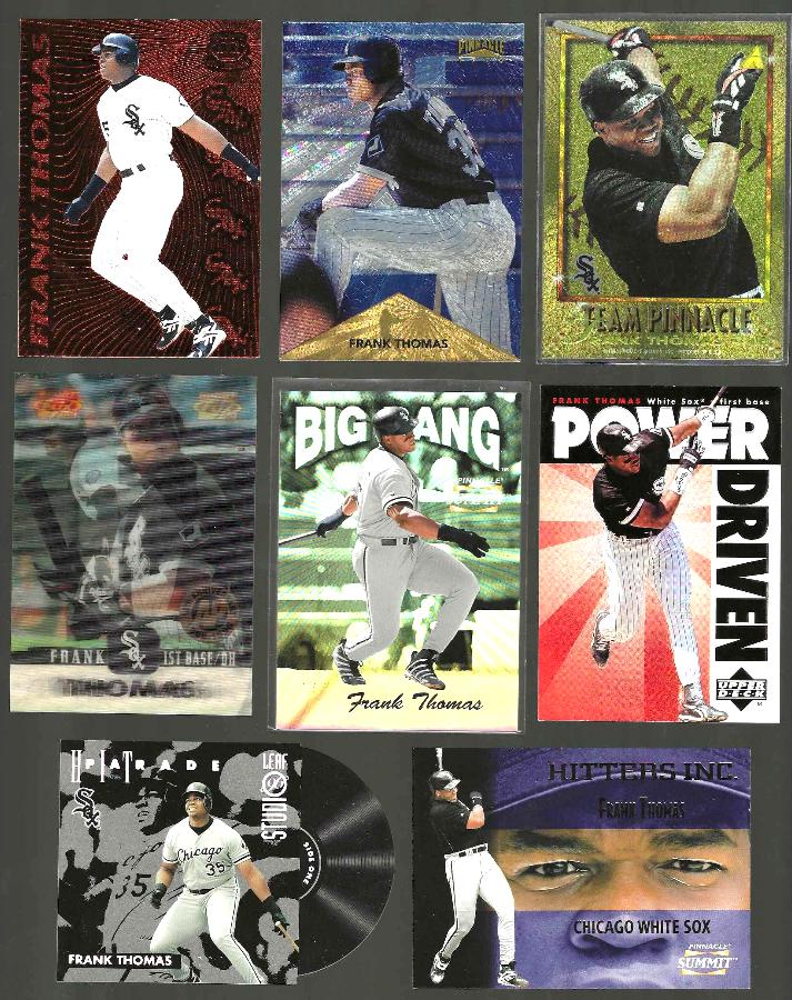 Frank Thomas - 1996 Summit 'Hitters Inc.' #6 Baseball cards value