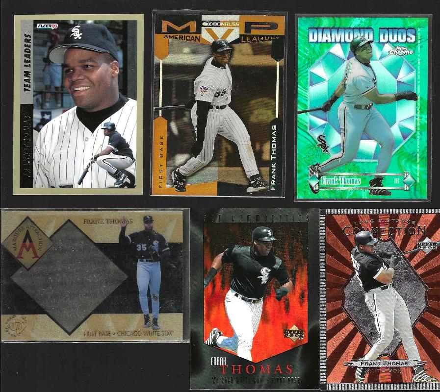 Frank Thomas - 1997 Topps Chrome Diamond Duos Refractors #DD10 w/Albert Bel Baseball cards value