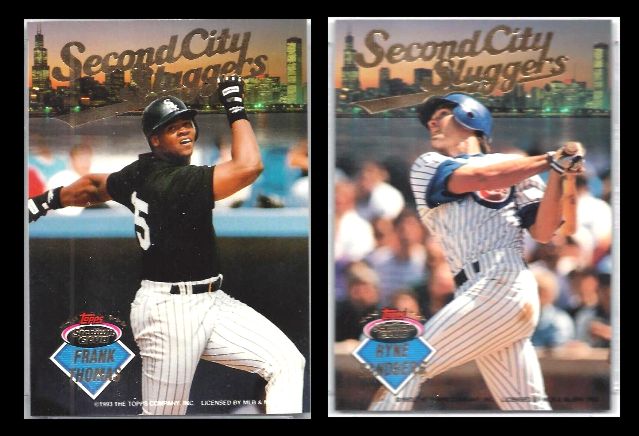 Frank Thomas - 1993 Stadium Club SECOND CITY SLUGGERS w/Ryne Sandberg Baseball cards value