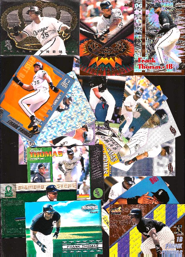 Frank Thomas - PACIFIC (1994-2000) - Lot of (16) different Baseball cards value