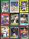 David Justice -  Lot of (5) different 1990 ROOKIE cards (Braves)