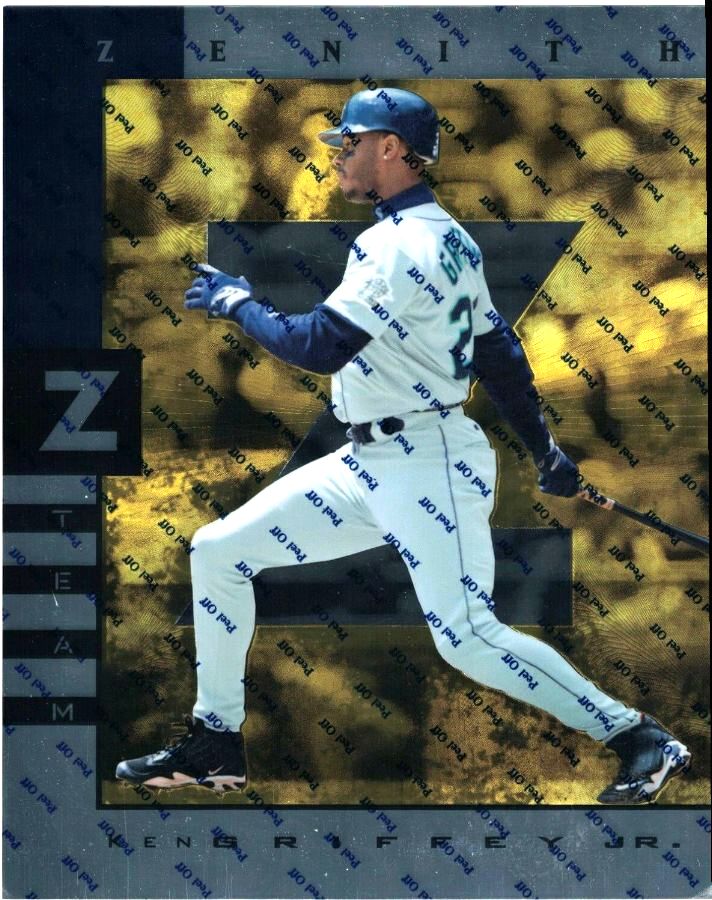 1997 Zenith Z-Team JUMBO #1 Ken Griffey Jr (Mariners) Baseball cards value