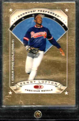 Kenny Lofton - 1997 Donruss Preferred PRECIOUS METALS #6 GOLD (Indians) Baseball cards value