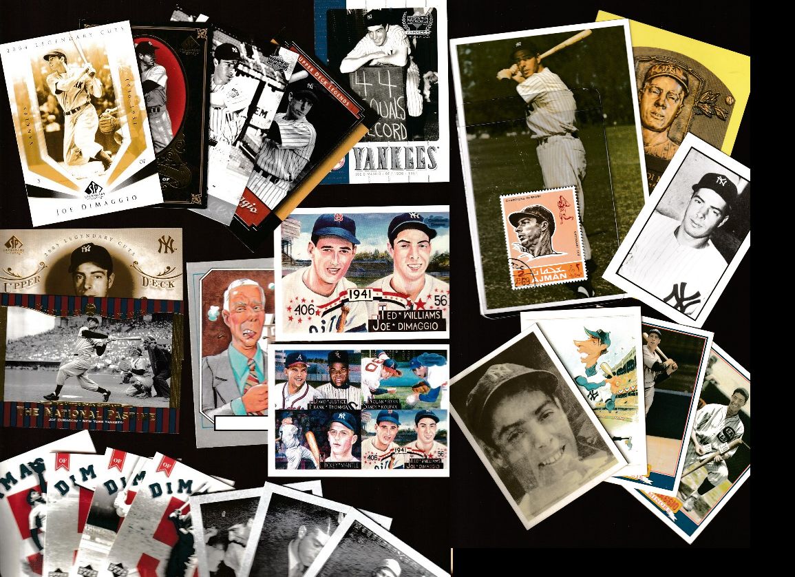 Joe DiMaggio *** COLLECTION *** - Lot of (25) diff. w/oddball & retro Baseball cards value
