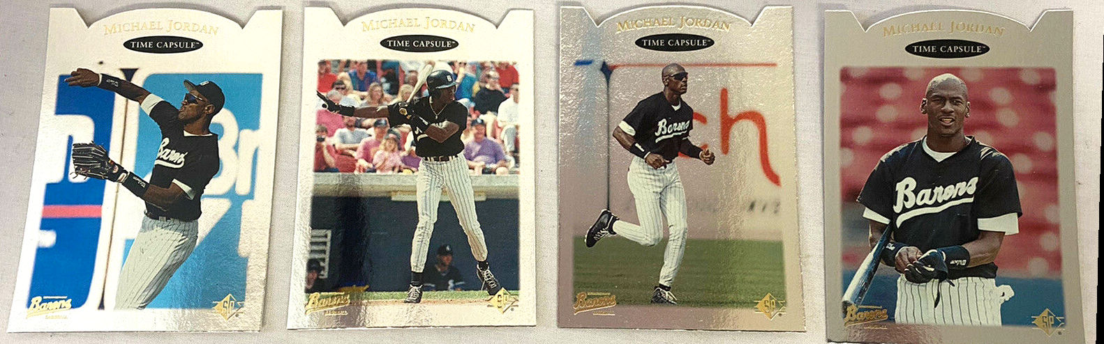 Michael Jordan -  1995 SP Top Prospects TIME CAPSULE - COMPLETE SET (4) Baseball cards value