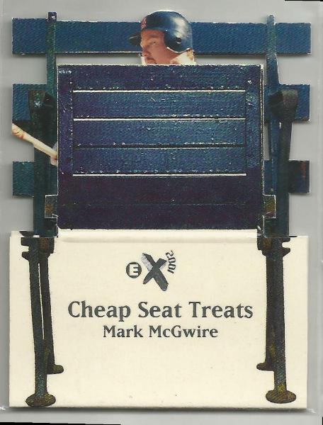 Mark McGwire - 1998 E-X2001 Cheap Seat Treats #3 Baseball cards value