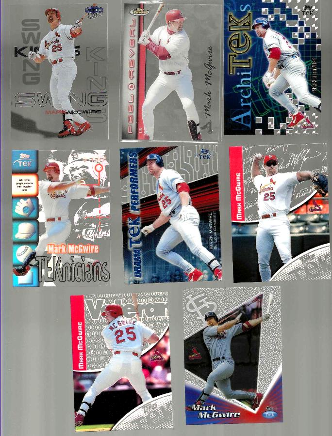 Mark McGwire - Acrylic/See-Thru cards - Lot of (8) (1999/2000) Baseball cards value