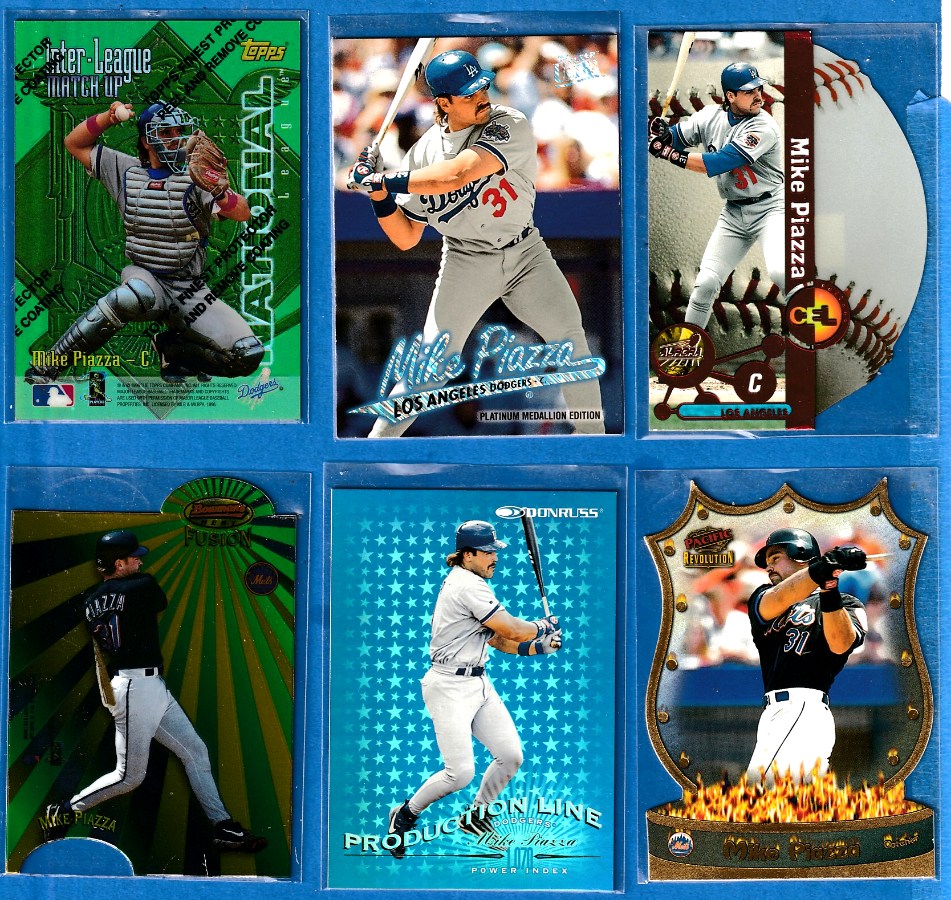 Mike Piazza - 1998 Aurora Hardball Cel-Fusions #10 Baseball cards value