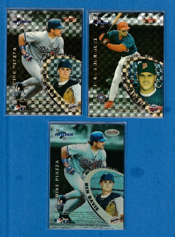 Mike Piazza - 1996 Bowman's Best Mirror Image #8 ATOMIC REFRACTOR Baseball cards value