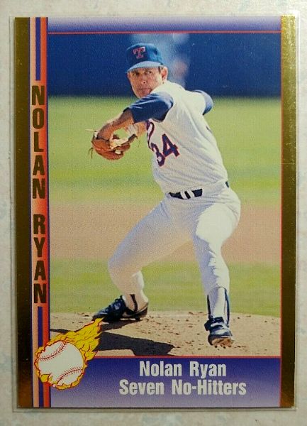 Nolan Ryan - 1991 Pacific GOLD FOIL 'Seven No-Hitters' (Rangers) Baseball cards value