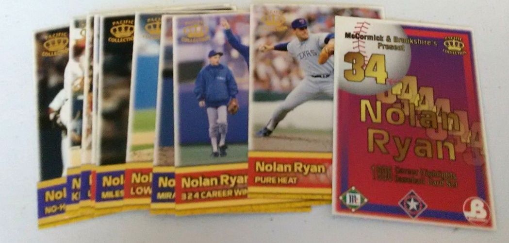 Nolan Ryan  - 1996 Brookshire's/Pacific 10-card Set - STILL in SEALED WRAP Baseball cards value
