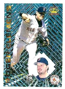 Roger Clemens - 1997 Pacific Prism #14 PLATINUM BLUE (Red Sox) Baseball cards value