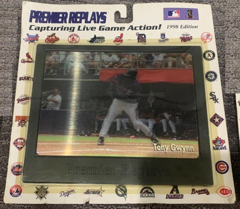 Tony Gwynn  - 1998 Premier Replays in original Rack Pack Baseball cards value