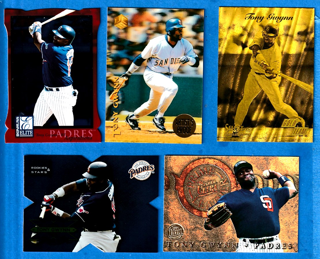 Tony Gwynn - 1998 Donruss Elite #9 Aspirations DIE-CUT Baseball cards value