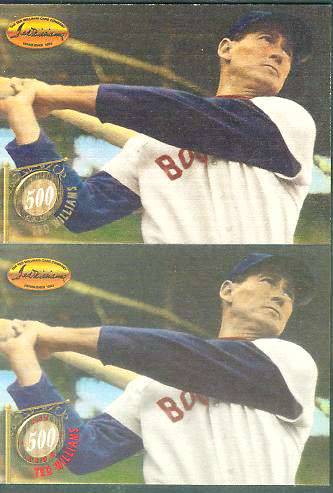  #8 Ted Williams - 1994 Ted Williams Co 500 CLUB RED FOIL (Red Sox) Baseball cards value