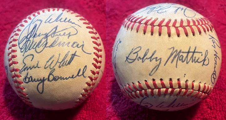  1980 Blue Jays - Team Signed/AUTOGRAPHED baseball [#14q] w/22 Signatures Baseball cards value
