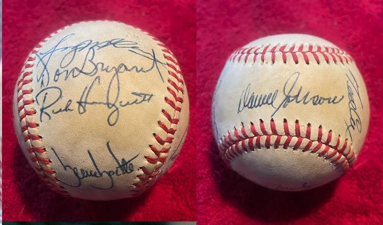  1980 Mariners - Team Signed/AUTOGRAPHED baseball [#14s] w/13 Signatures Baseball cards value