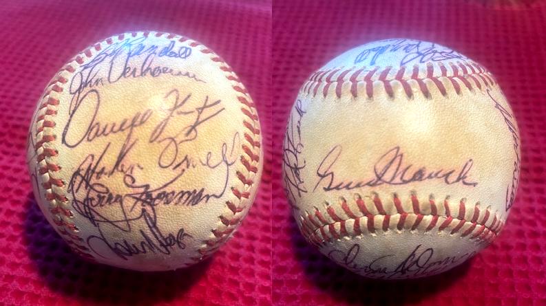 1980 Twins - Team Signed/AUTOGRAPHED baseball [#15c] w/22 Signatures Baseball cards value