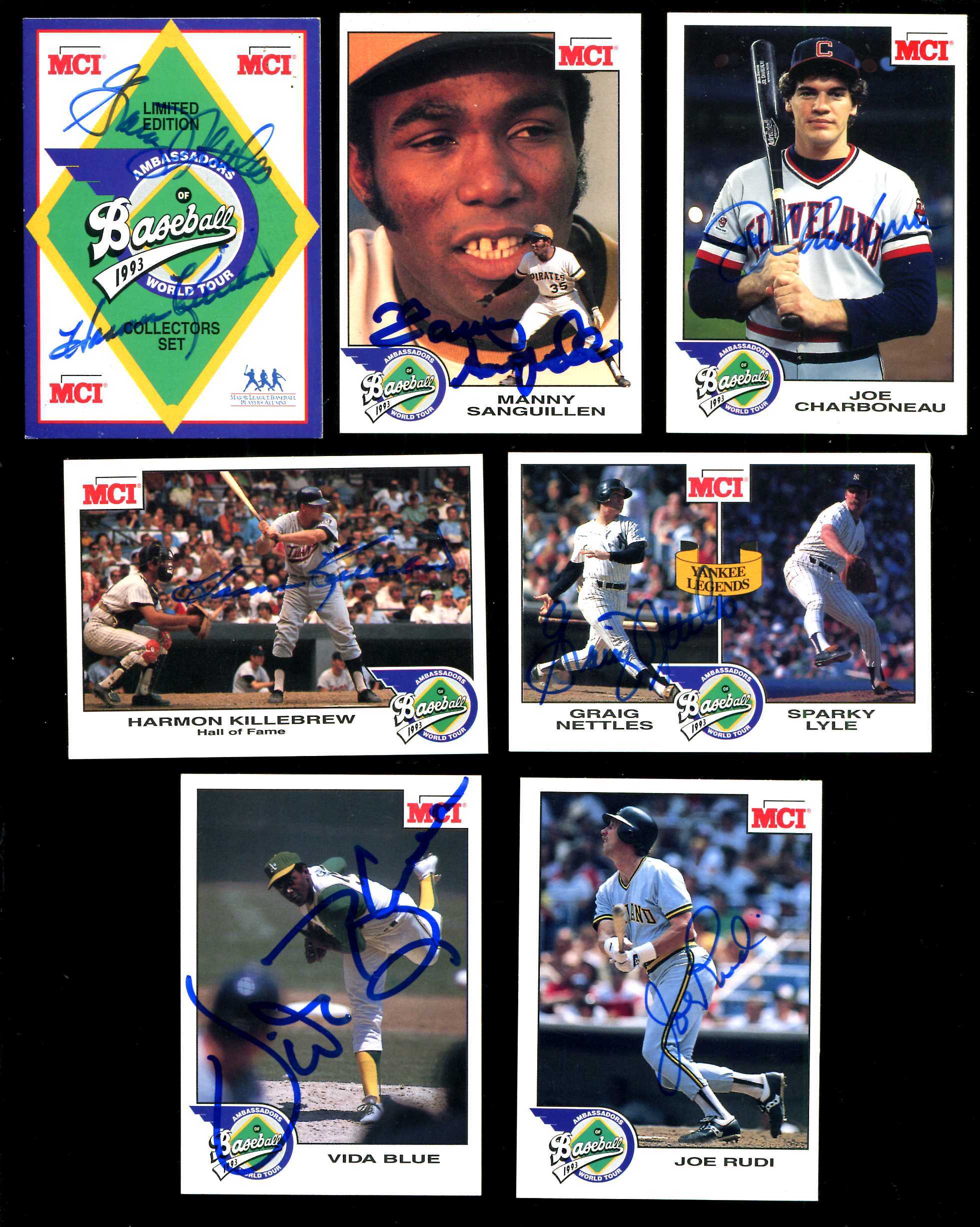 1993 MCI #10 Harmon Killebrew AUTOGRAPHED Ambassadors Baseball World Tour Baseball cards value