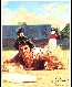  REDS: Pete Rose - Ron Lewis Autographed 8x10 (sliding) Signed by Ron Lewis