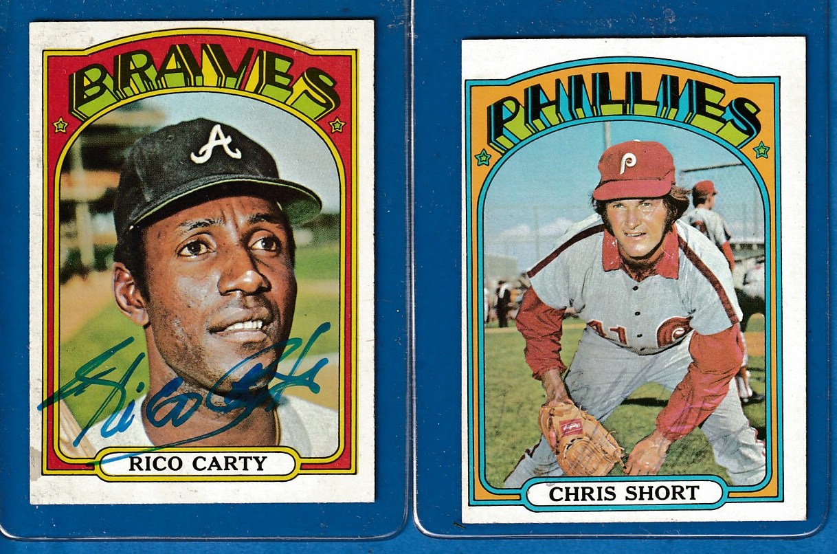 AUTOGRAPHED: 1972 Topps #665 Chris Short SCARCE HI# PSA (Phillies,deceased) Baseball cards value