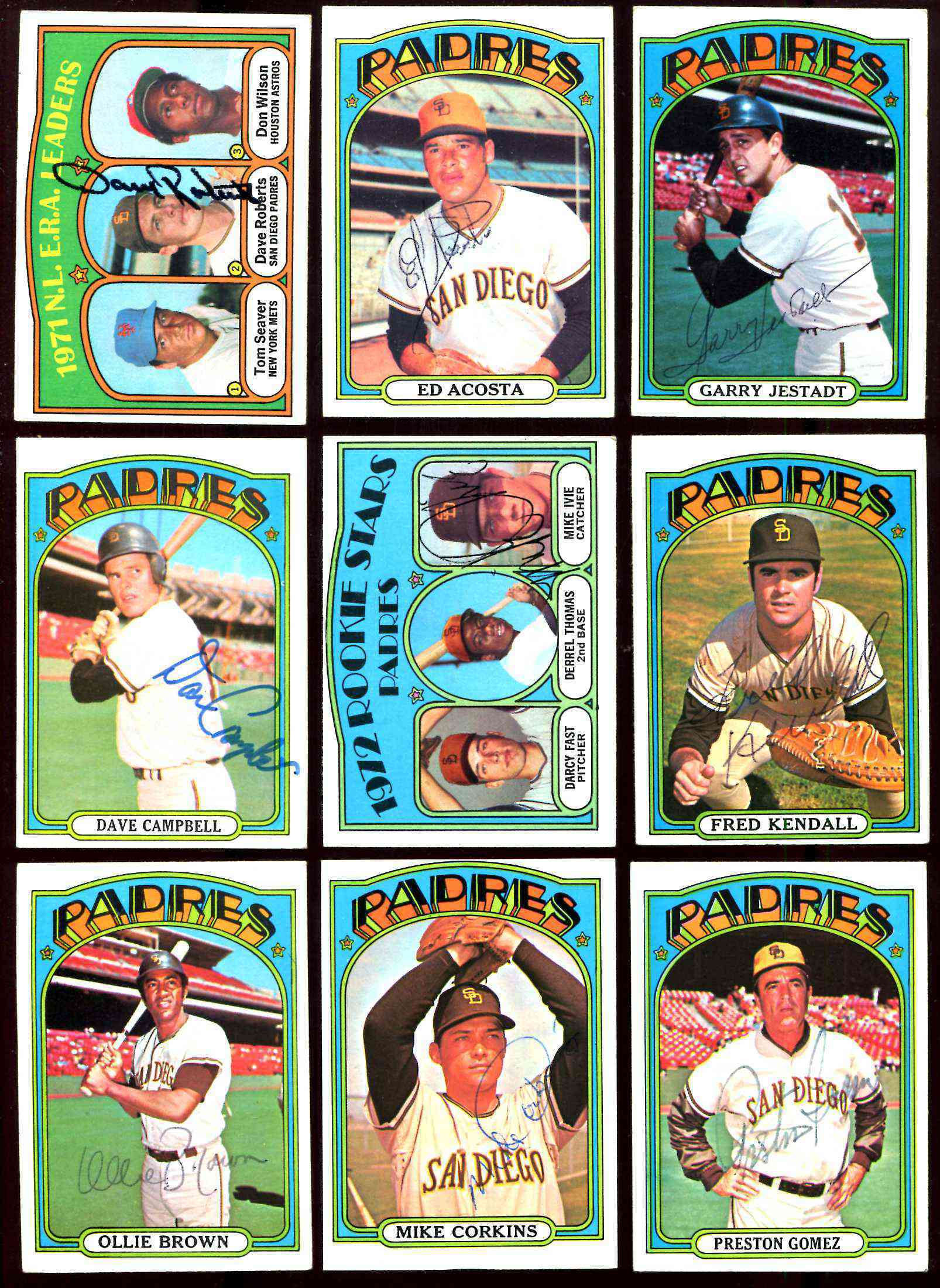 AUTOGRAPHED: 1972 Topps #637 Preston Gomez MGR PSA/DNA LOA (Padres,deceased Baseball cards value