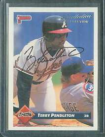  Terry Pendleton - 2004 Donruss Timelines AUTOGRAPH #d/43 (Braves) Baseball cards value
