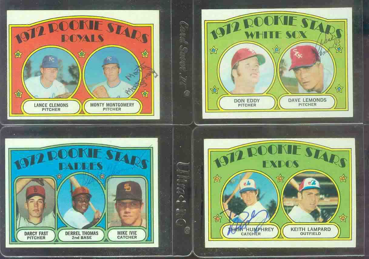 AUTOGRAPHED: 1972 Topps #413 White Sox ROOKIES [Dave Lemonds auto] PSA/DNA Baseball cards value