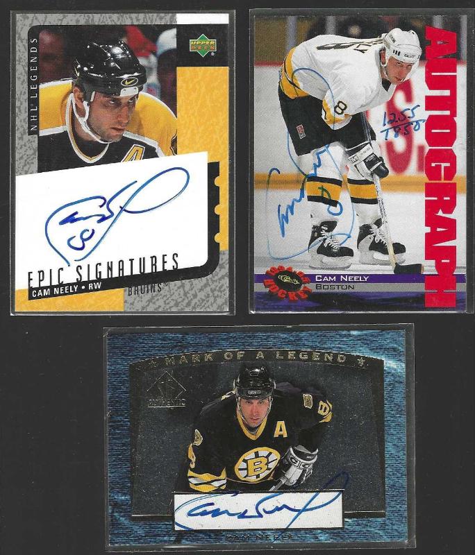   Cam Neely - 1999-00 Upper Deck EPIC SIGNATURES AUTOGRAPH (Bruins) Baseball cards value