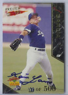  Karim Garcia - 1995 Signature Rookies 'Preview '95' AUTOGRAPH (Dodgers) Baseball cards value
