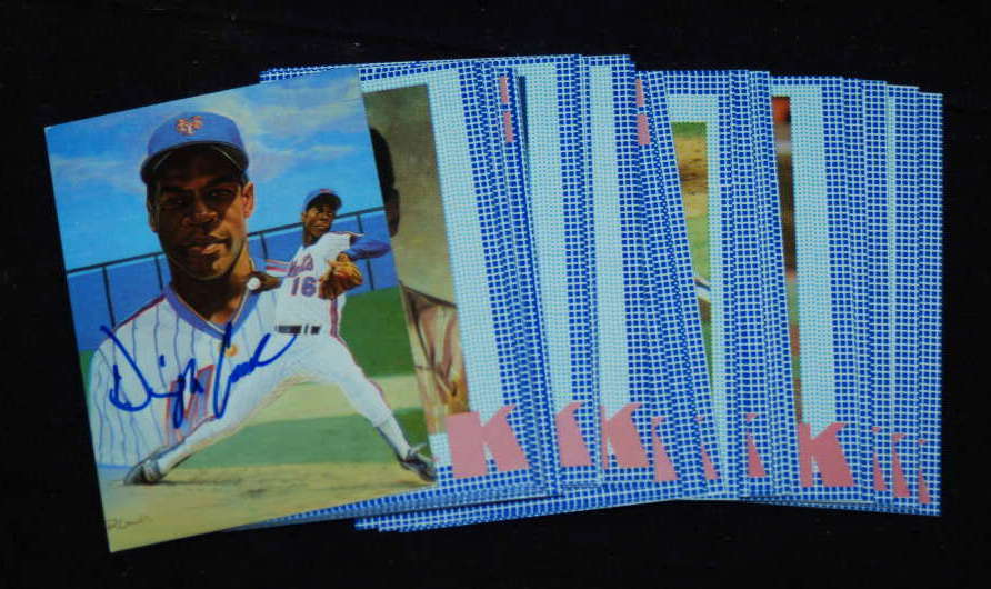  Dwight Gooden - 1985 Renata Galasso 30-Card SET with AUTOGRAPHED card Baseball cards value