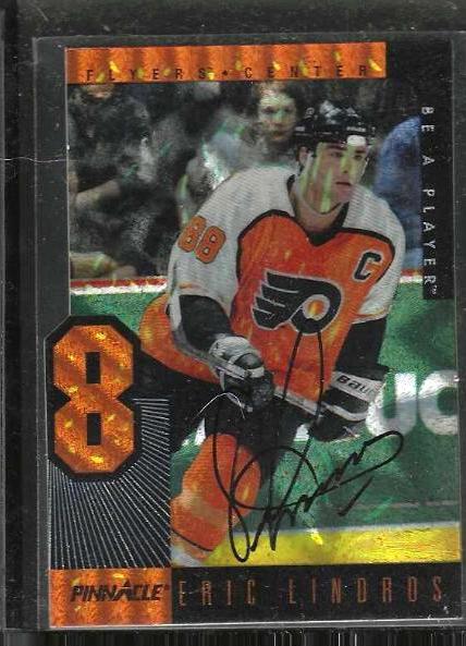 Eric Lindros - 1997-98 Pinnacle/Be-A-Player AUTOGRAPH [#/88] (Flyers) Baseball cards value