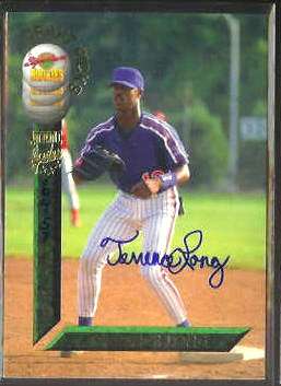  Terrence Long - 1994 Signature Rookies 'Draft Picks' AUTOGRAPH (Mets) Baseball cards value
