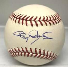 Roger Clemens - Autographed PIZZA-HUT logoed Baseball Baseball cards value