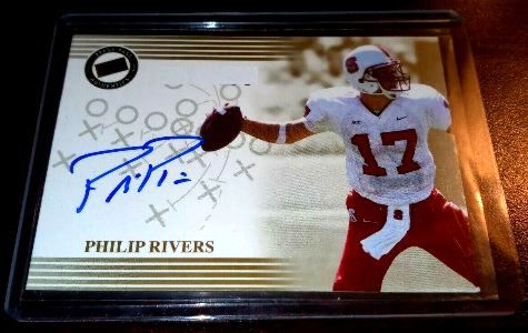  Philip Rivers - 2004 Press Pass AUTHENTICS AUTOGRAPH ROOKIE (Stanford) Baseball cards value