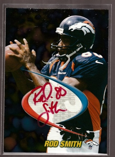  Rod Smith - 1998 Collector's Edge Odyssey Prodigies AUTOGRAPH - RARE RED ! Baseball cards value