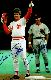 Pete Rose/Steve Garvey-1985 DUAL-AUTOGRAPHED 8x10 Breaking Hit Record