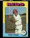 1975 Topps #560 Tony Perez AUTOGRAPHED (Reds)