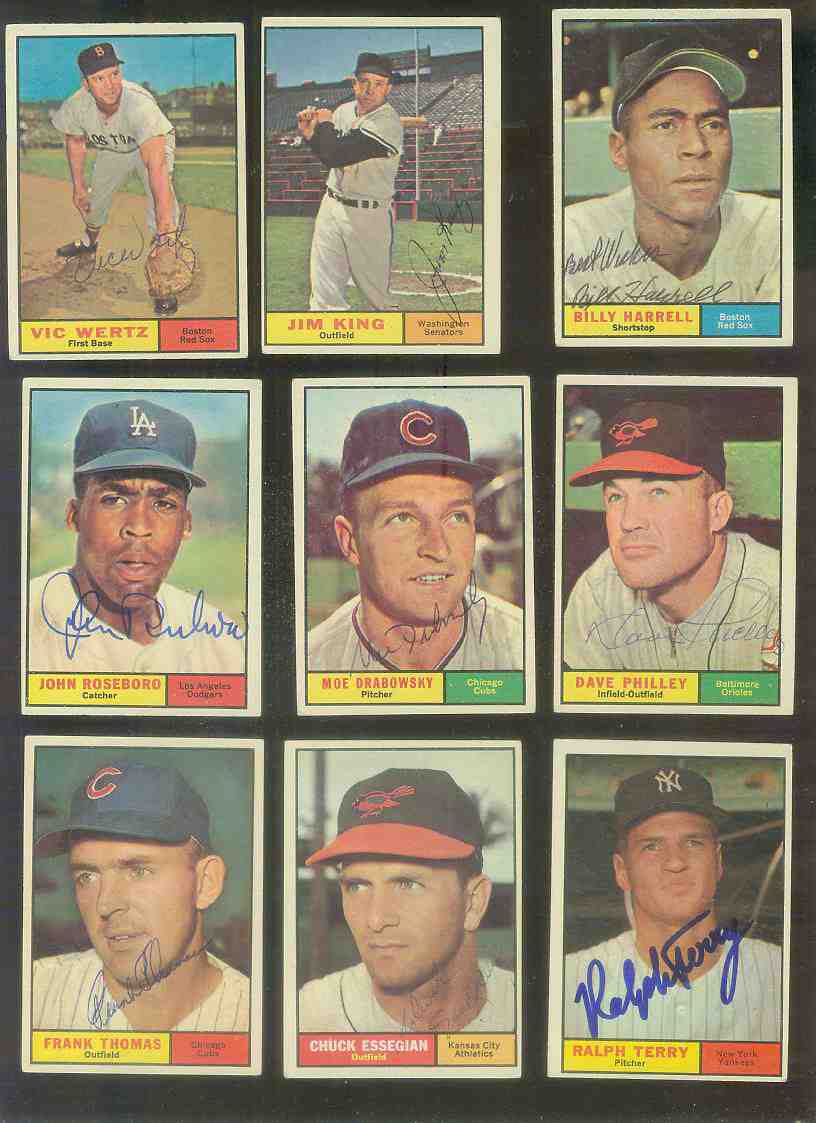 1961 Topps AUTOGRAPHED #351 Jim King w/PSA/DNA Auction LOA (Senators) Baseball cards value