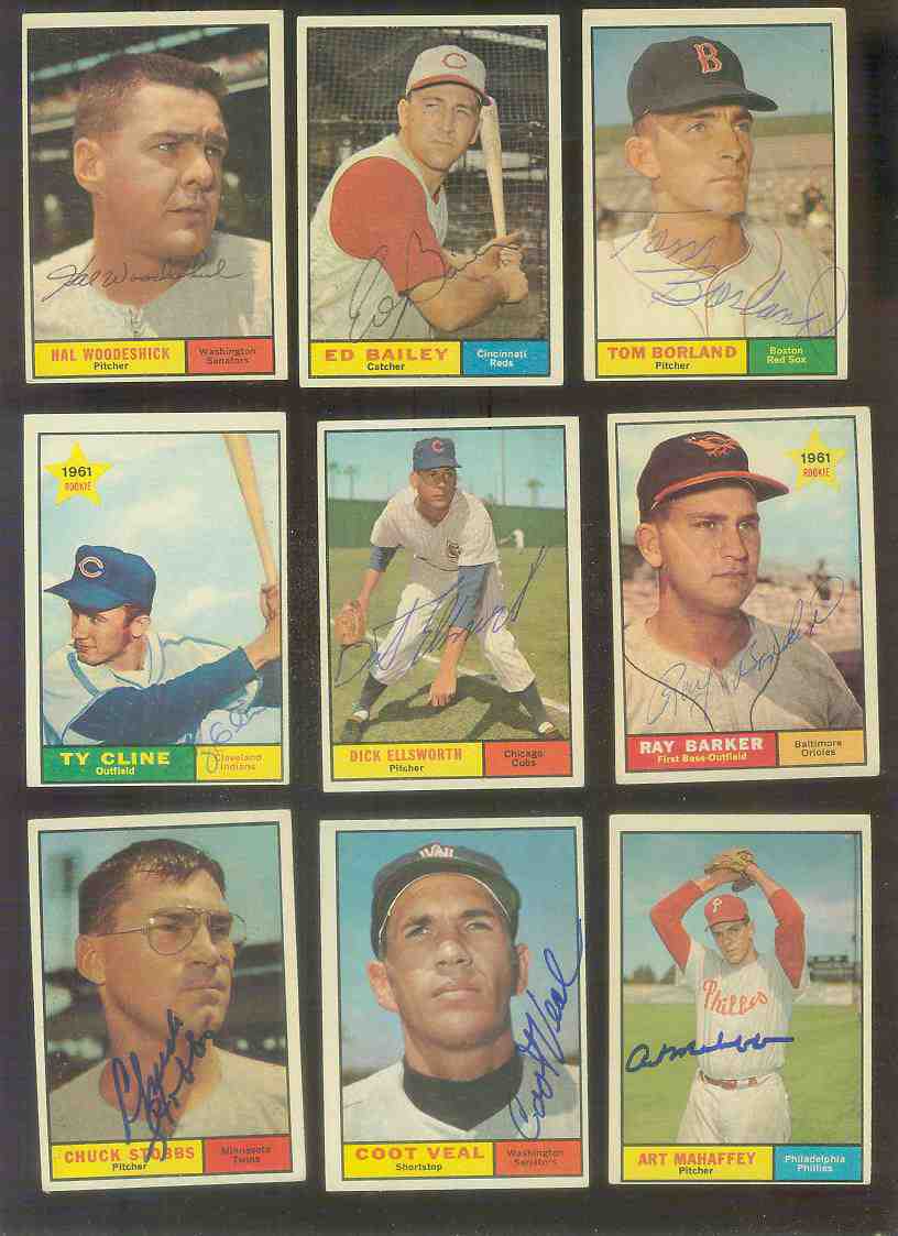 1961 Topps AUTOGRAPHED #418 Ed Bailey w/PSA/DNA LOA (Reds,deceased) Baseball cards value