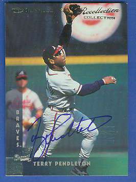 Terry Pendleton - 2004 Donruss Timelines AUTOGRAPH #d/21 (Braves)