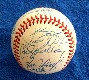  1990's Cubs-PSA/DNA Team Signed/AUTOGRAPHED baseball-25 Signatures[#ed32]