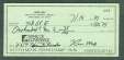  Ron Mix - Autographed official Bank Check (from 1991)